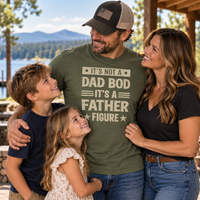 Load image into Gallery viewer, It’s Not a Dad Bod — It’s a Father Figure Premium Crewneck   T-shirt