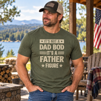 Load image into Gallery viewer, It’s Not a Dad Bod — It’s a Father Figure Premium Crewneck   T-shirt