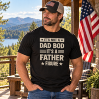 Load image into Gallery viewer, It’s Not a Dad Bod — It’s a Father Figure Premium Crewneck   T-shirt