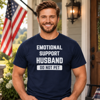 Load image into Gallery viewer, Emotional Support Husband - Do Not Pet Premium Crewneck T-shirt