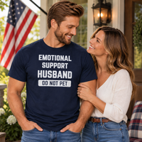 Load image into Gallery viewer, Emotional Support Husband - Do Not Pet Premium Crewneck T-shirt